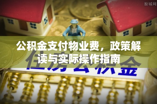 呼兰公积金支付物业费，政策解读与实际操作指南