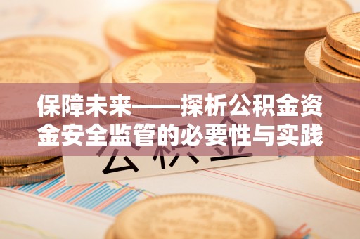 呼兰保障未来——探析公积金资金安全监管的必要性与实践路径