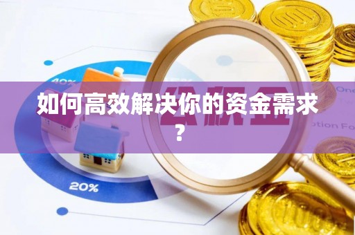 呼兰如何高效解决你的资金需求？