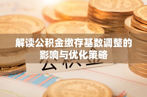 呼兰解读公积金缴存基数调整的影响与优化策略