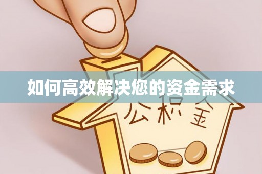 呼兰如何高效解决您的资金需求